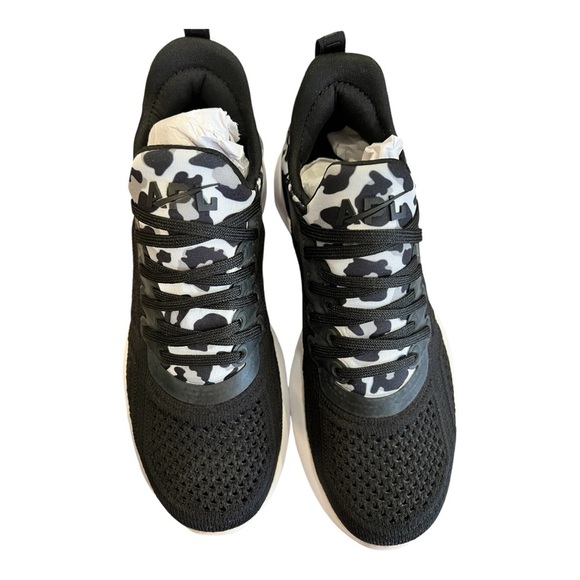 APL: Athletic Propulsion Labs Women's Techloom Tracer Sneakers, Black/Leopard 5 - Picture 3 of 6